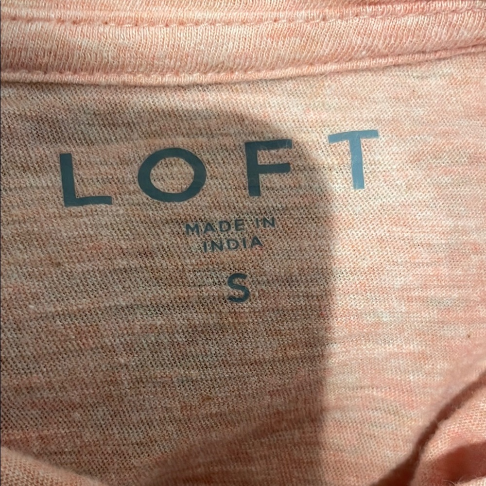 Peach Ruffle Hem Top - Picture 2 of 2